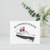 SS Vereinte Staaten Postkarte (Stehend Vorderseite)