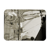 SS Washington Luxury Liner Cruise Ship 1930s Deck Magnet (Horizontal)