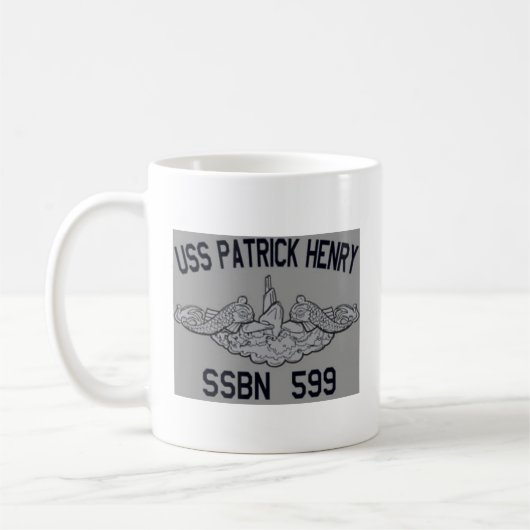 SSBN 599 USS Patrick Henry (SSBN-599) Tasse (Links)