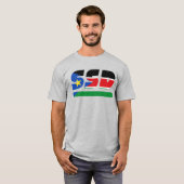 SSD South Sudan African ISO Code 3166 T-Shirt (Vorne ganz)