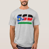SSD South Sudan African ISO Code 3166 T-Shirt (Vorderseite)
