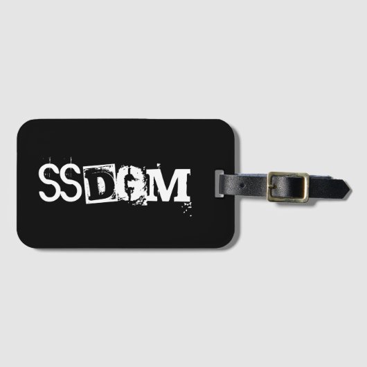 SSDGM Gepäckanhänger (Vorderseite (Horizontal))