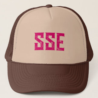 SSE- Single Side Eye (braun und rosa) Truckerkappe