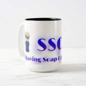 SSGS - Seife und gute Stink-Tasse Zweifarbige Tasse (Vorderseite Links)