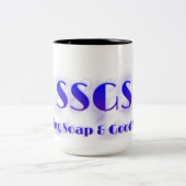 SSGS - Seife und gute Stink-Tasse Zweifarbige Tasse (Mittel)