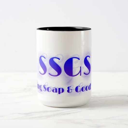 SSGS - Seife und gute Stink-Tasse Zweifarbige Tasse (Mittel)