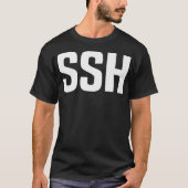 SSH Linu Programmierer Webdev Webprogrammierung T-Shirt (Vorderseite)