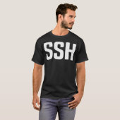 SSH Linu Programmierer Webdev Webprogrammierung T-Shirt (Vorne ganz)