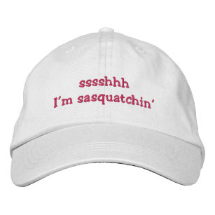 Sshhh, I'm Sasquatchin' Bestickte Kappe