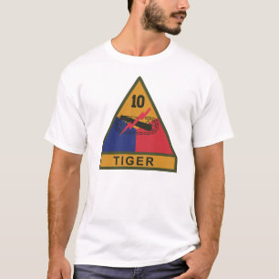 SSI - 10. gepanzerte Division mit Namensband T-Shirt
