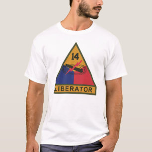 SSI - 14. gepanzerte Division mit Namensband T-Shirt
