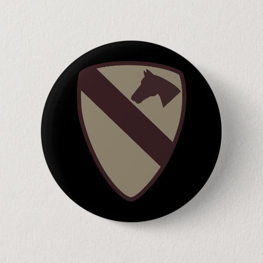 SSI - 1. Kavallerieabteilung - Subduierte Wüste Button (Vorderseite)