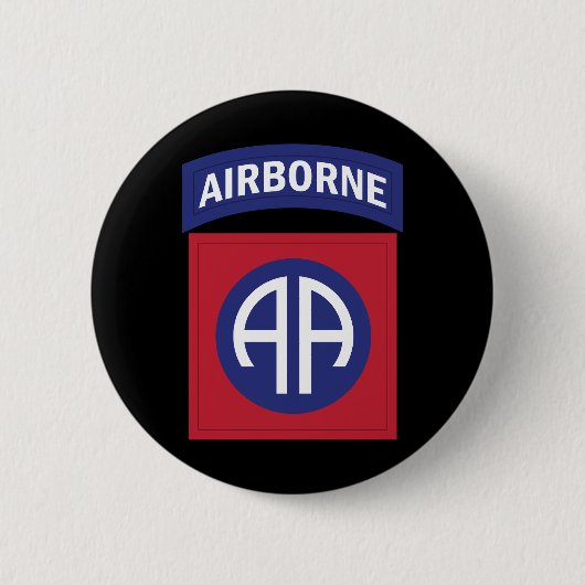 SSI - 82. Im Flugzeug Abteilung Button (Vorderseite)