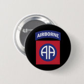 SSI - 82. Im Flugzeug Abteilung Button (Vorne & Hinten)
