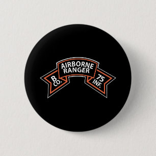 SSI - B Co 75. Infanterie (Ranger) Scroll Button
