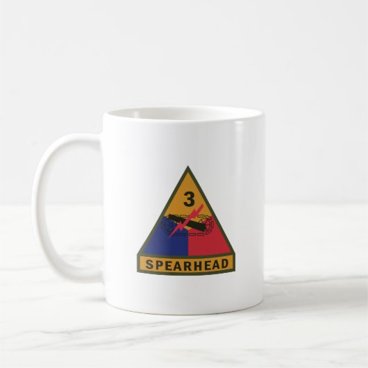 SSI - Dritte gepanzerte Division mit Namen Tape X Kaffeetasse (Links)