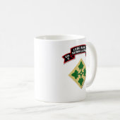 SSI - E Co 58. Infanterie (Ranger) Scroll Kaffeetasse (VorderseiteRechts)