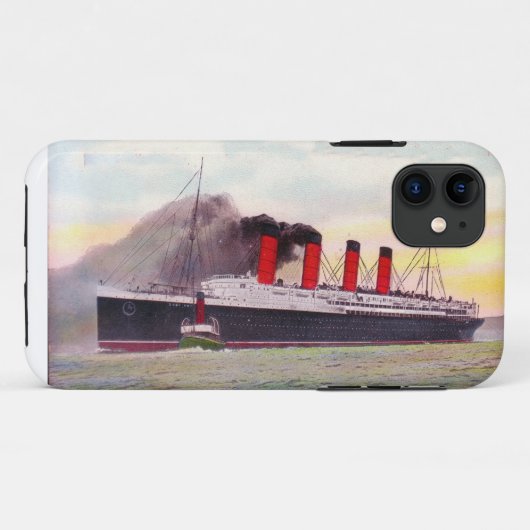 SSLusitania 1907 Case-Mate iPhone Hülle (Rückseite (Horizontal))