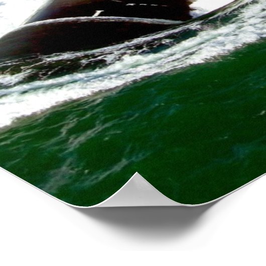 SSN 23 USS Jimmy Carter Poster (Ecke)