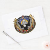 SSN 785 USS John Warner Rechteckiger Aufkleber (Umschlag)