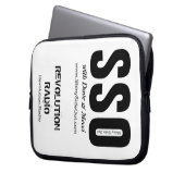 SSO Jumbo-Tasse Laptopschutzhülle (Vorderseite Links)