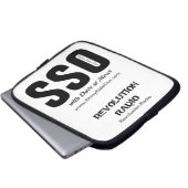 SSO Jumbo-Tasse Laptopschutzhülle (Vorne Knopf)