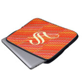 SsParade Rotglühen Laptopschutzhülle (Vorne Knopf)