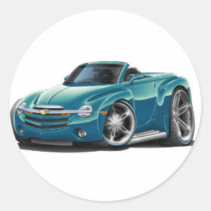 SSR Aquablur-Konvertible Runder Aufkleber