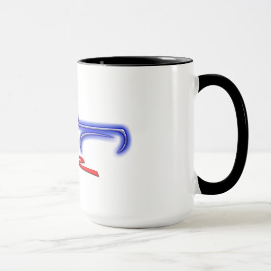 SSR pazifisches blaues Silhoutte Tasse (Rechts)