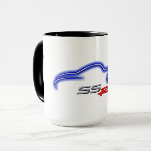 SSR pazifisches blaues Silhoutte Tasse (Vorderseite Links)