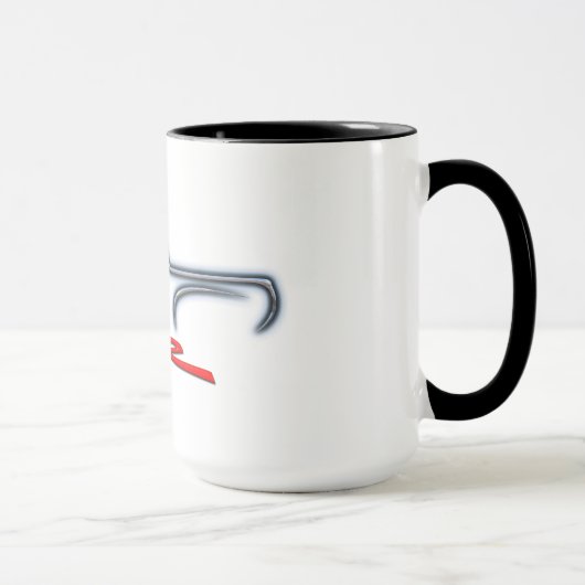 SSR Richochet silberne Silhouette Tasse (Rechts)