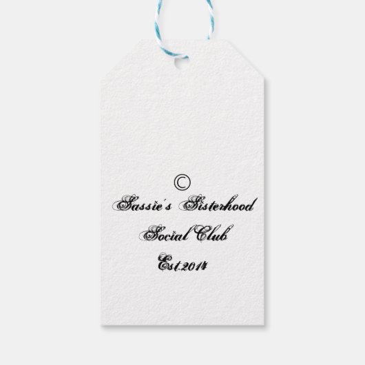 sssc-Geschenkmarke Geschenkanhänger (Rückseite)