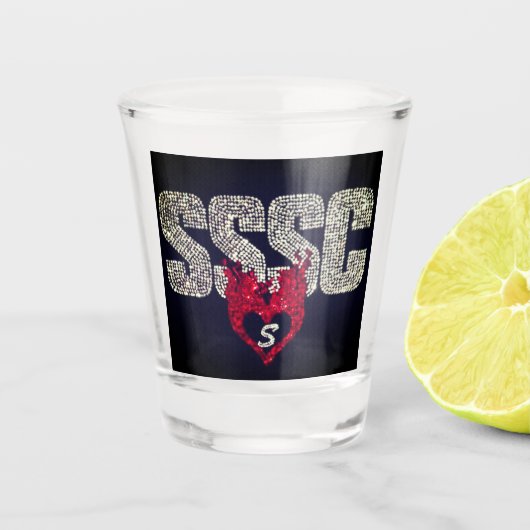 SSSC SHOT GLASS BLOCK SCHNAPSGLAS (Vorderseite)