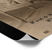 ssshh ich lese gerade echte Bücher Poster (Ecke)