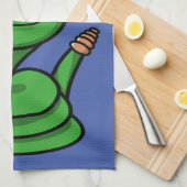 Sssssup! Schlange Geschirrtuch (Viertel Falte)