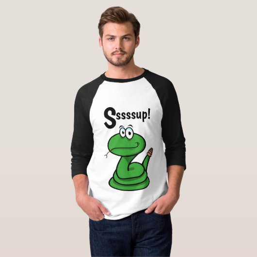 Sssssup! Schlange T-Shirt (Vorne ganz)