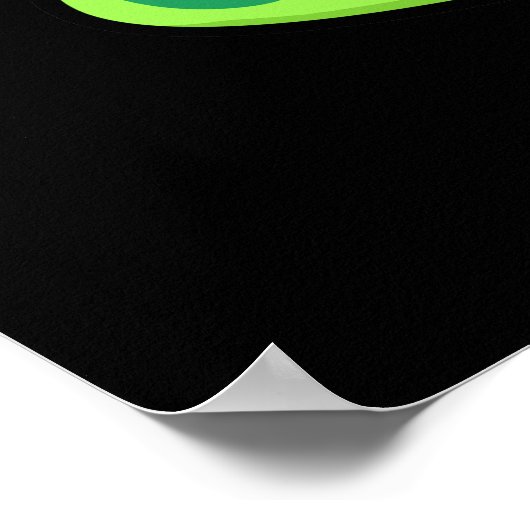 Sssup Funny Hissing Snake Pun Dark BG Poster (Ecke)