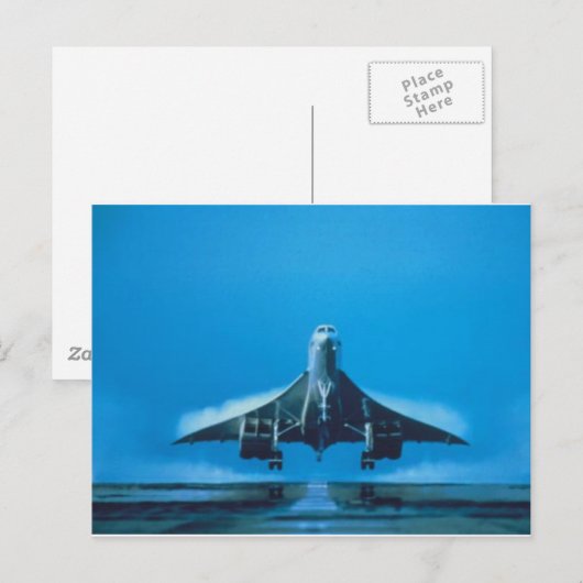SST-CONCORDE POSTKARTE (Vorne/Hinten)