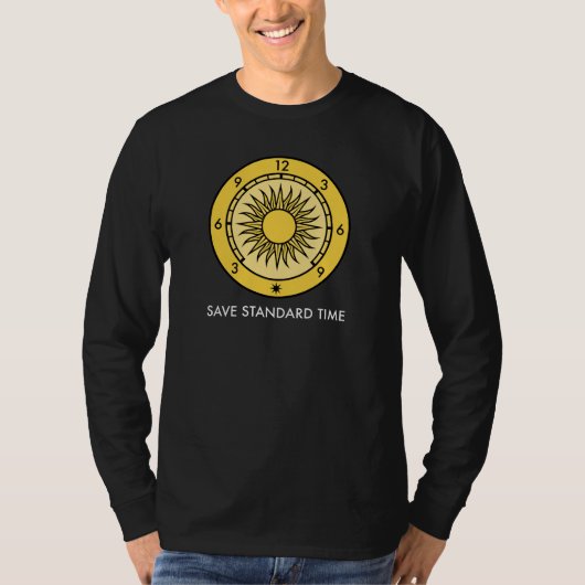 SST-Logo Dunkler lange Schlange T - Shirt (Vorderseite)