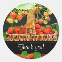Sstrawberry Basket ~ Danke Sticker
