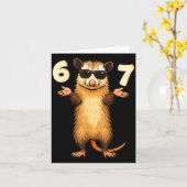 Ssum 67 Hand Motion Meme Funny Kids Teens Gen Alph Karte (Gelbe Blume)