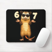 Ssum 67 Hand Motion Meme Funny Kids Teens Gen Alph Mousepad (Mit Mouse)