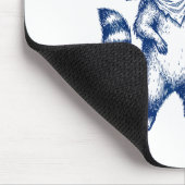 Ssum Feral Ies Matching Friend Twinning Funny Bff Mousepad (Ecke)