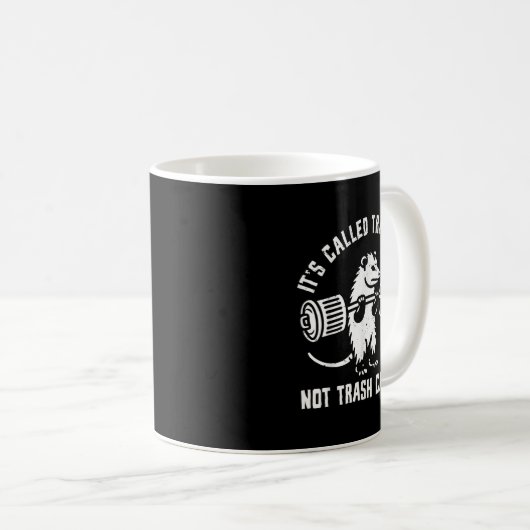 Ssum Ossum Trash Can Trash Cannot Funny Joke Ossum Kaffeetasse (VorderseiteRechts)