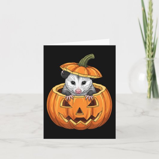 Ssum Pumpkin - Funny Halloween  Karte (Vorderseite)
