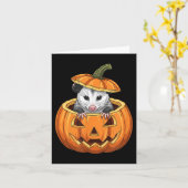 Ssum Pumpkin - Funny Halloween  Karte (Gelbe Blume)