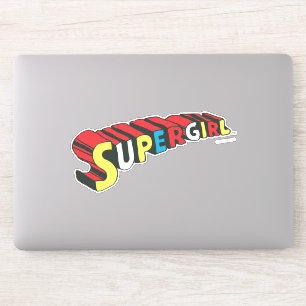 SSupergirl Colorful  Logo Aufkleber