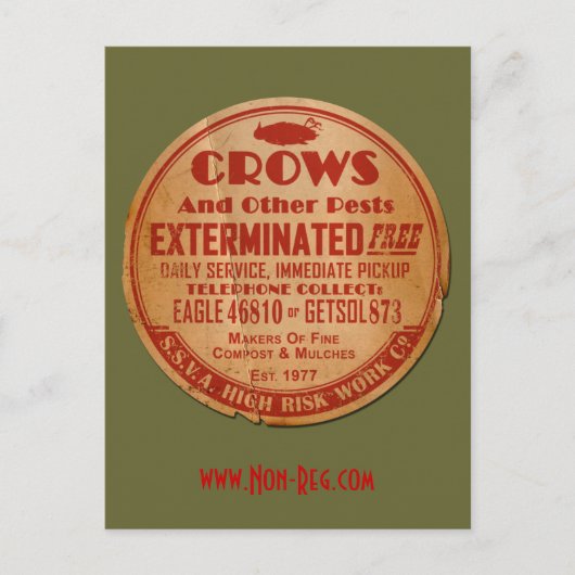 SSVA - Hochrisiko Postkarte (Vorderseite)