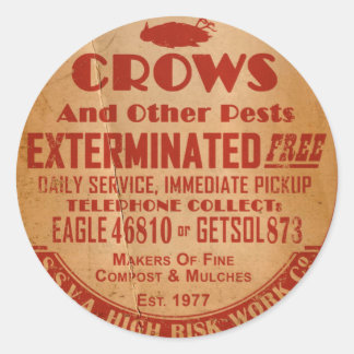 SSVA - Hochrisiko Runder Aufkleber