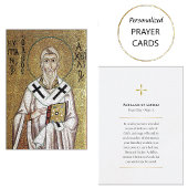 St. Achillius von Larissa Orthodoxe Gebetskarte Platzkarte